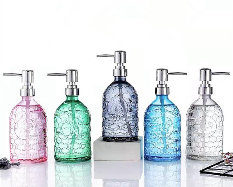 500ml hand washing glass bottle